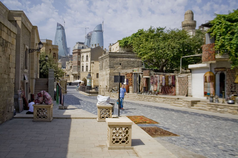 File:Old and new Baku.jpg